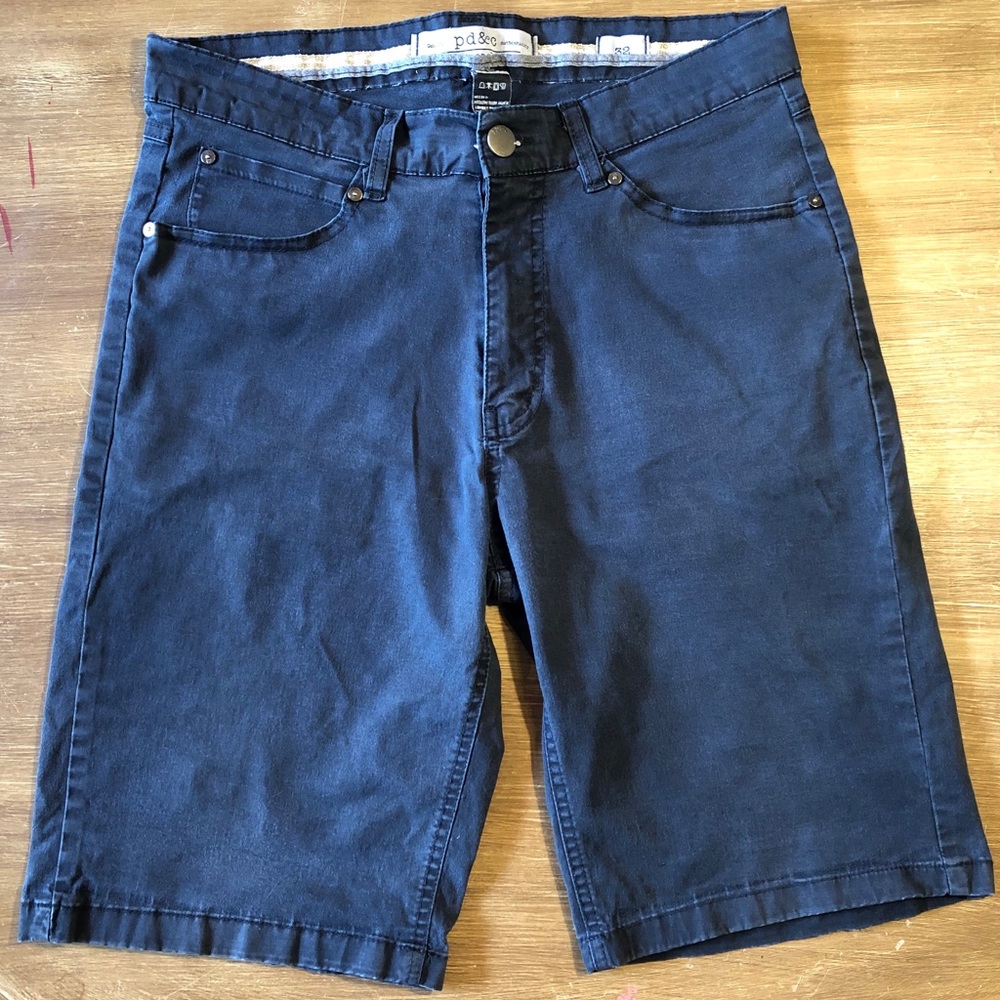 PD&C Navy Khaki Shorts